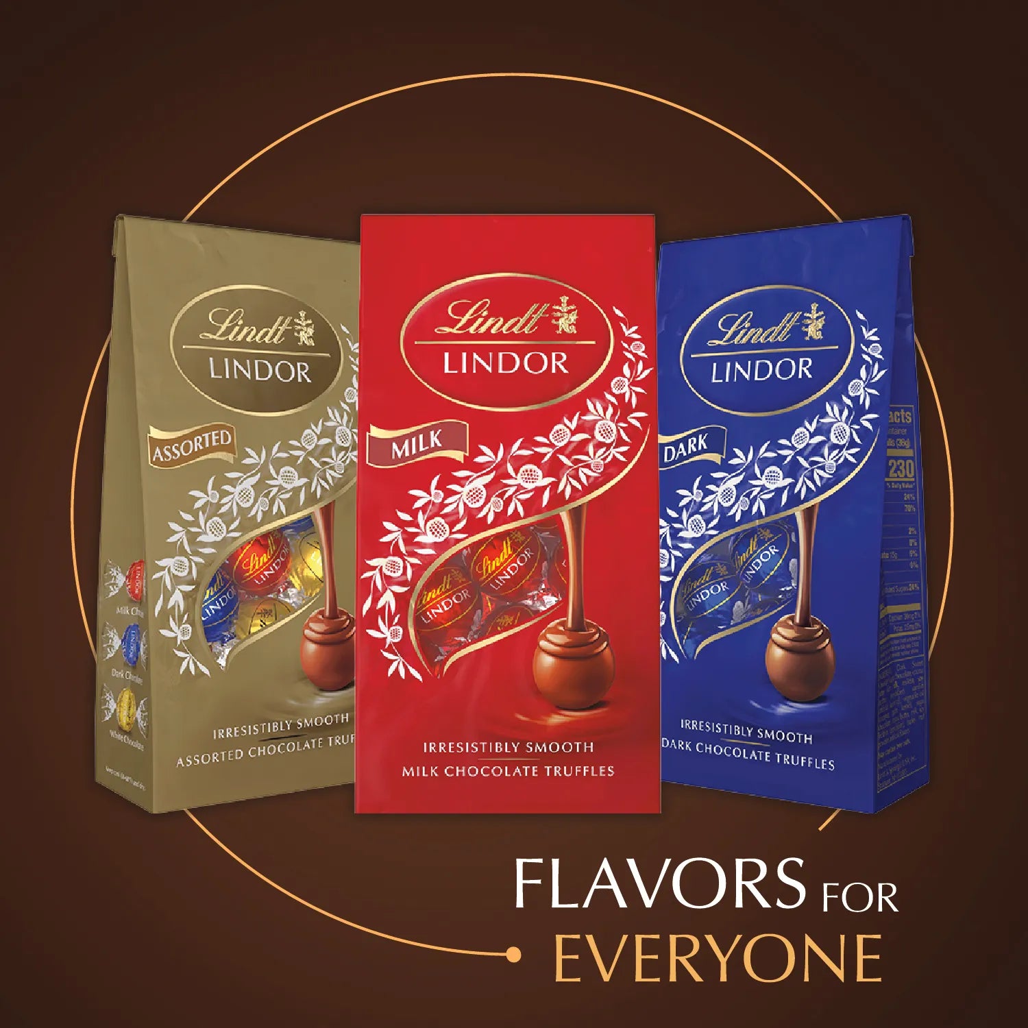 60% Extra Dark Chocolate LINDOR Truffles 800-pc Case (353 oz)