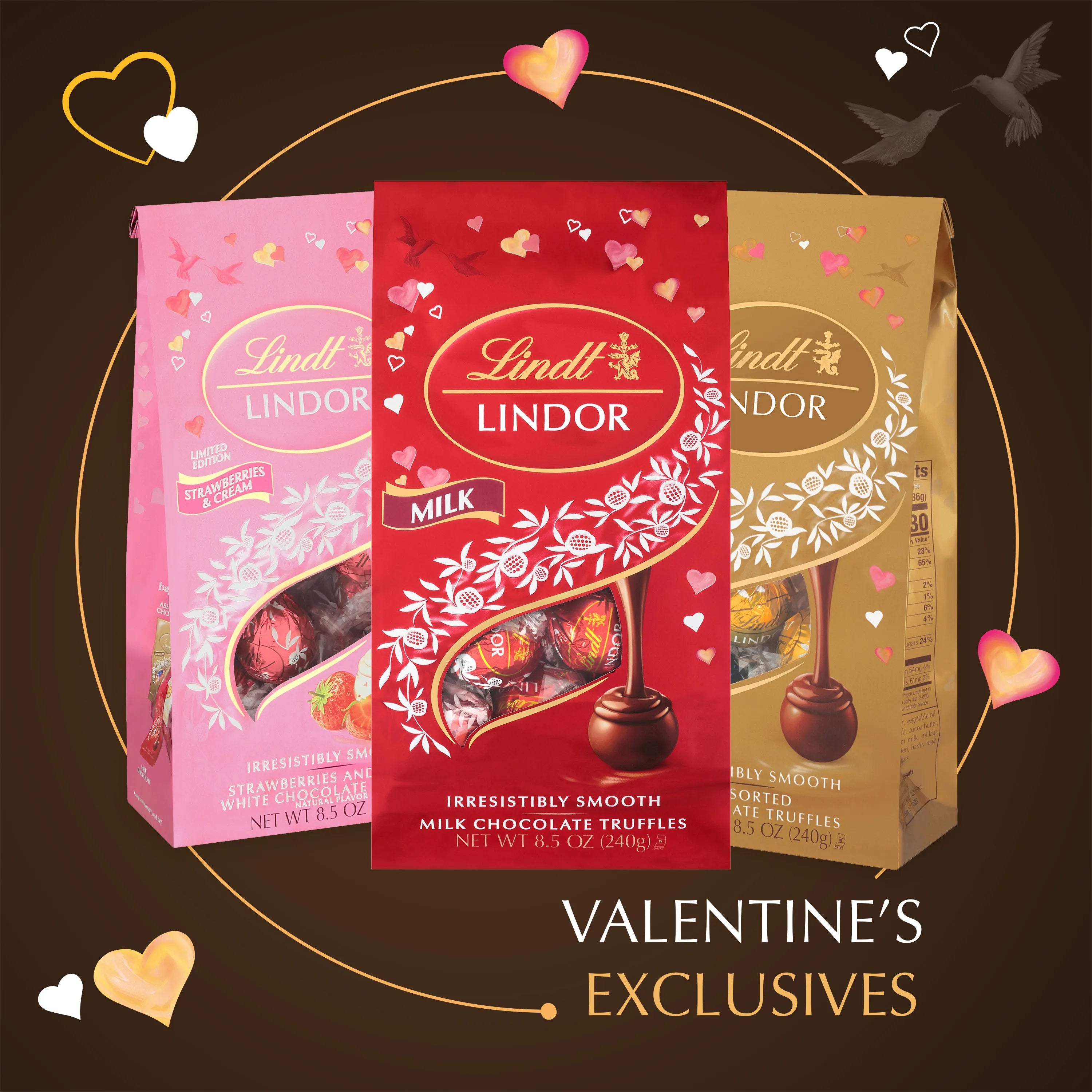70% Extra Dark Chocolate LINDOR Truffles 800-pc Case (353 oz)